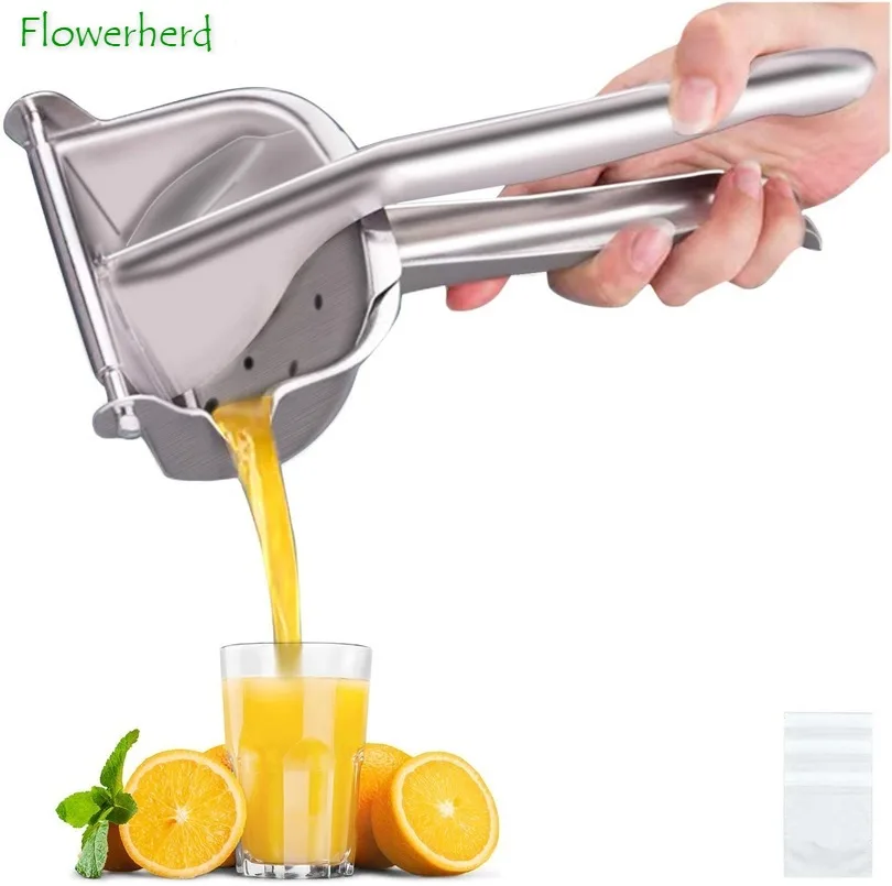 

Stainless Steel Lemon Squeezer Citrus Juicer Hand Press Manual Squeeze Juice Extractor Maker Orange Lime Grapefruit Presser