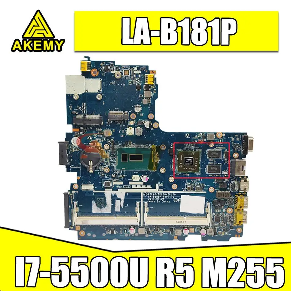 

807230-601 807230-501 807230-001 For HP ProBook 440 G2 450 G2 470 G2 Laptop Motherboard LA-B181P W/ I7-5500U 216-0858030 Tested