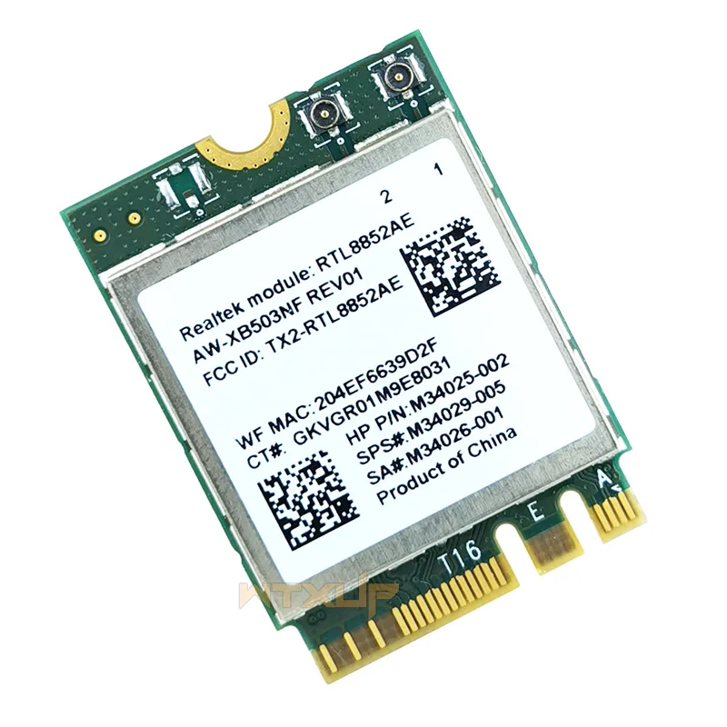2 4G 5G 802.11AC/AX Беспроводной модуль Wi-Fi RTL8852AE RTL8852 AW-XB473NF 6 MU-MIMO Сетевая карта Bluetooth 5.2 для