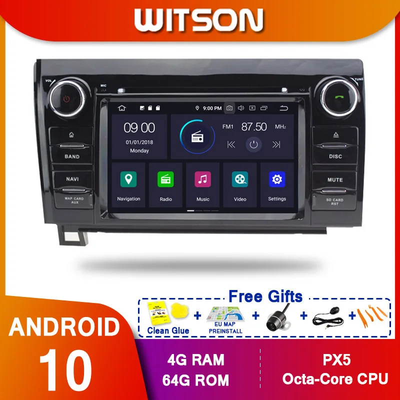 WITSON Android 10.0 Octa core(eight core) Car Dvd GPS Player FOR TOYOT TUNDRA(2007-2013) SEQUOIA 4G RAM 32G ROM IPS TOUCH SCREEN |