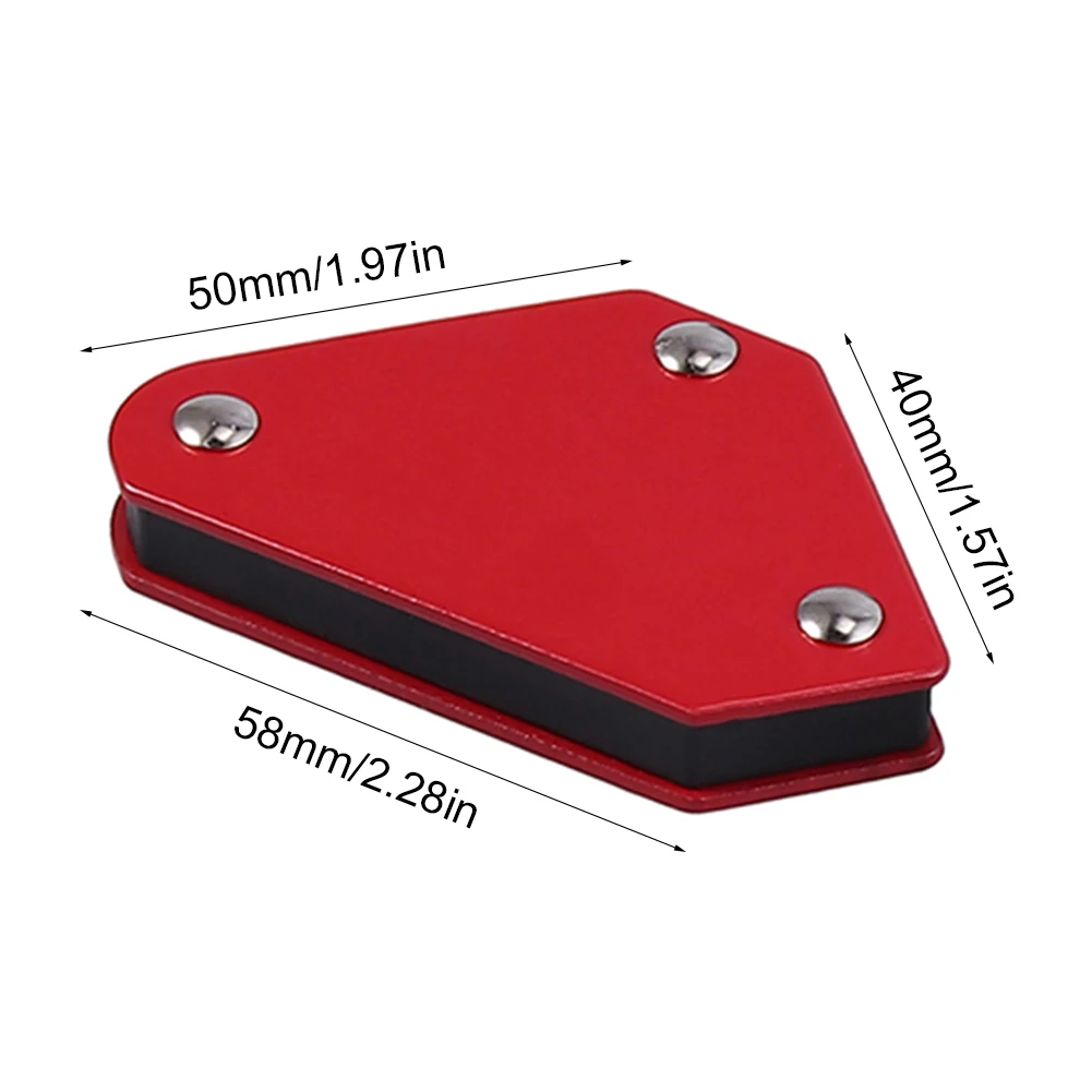 4pcs/lot 4 Welding Magnet Magnetic Square Holder Arrow Clamp 45° 90° 135° 9LB for Electric Iron Tools | Обустройство дома
