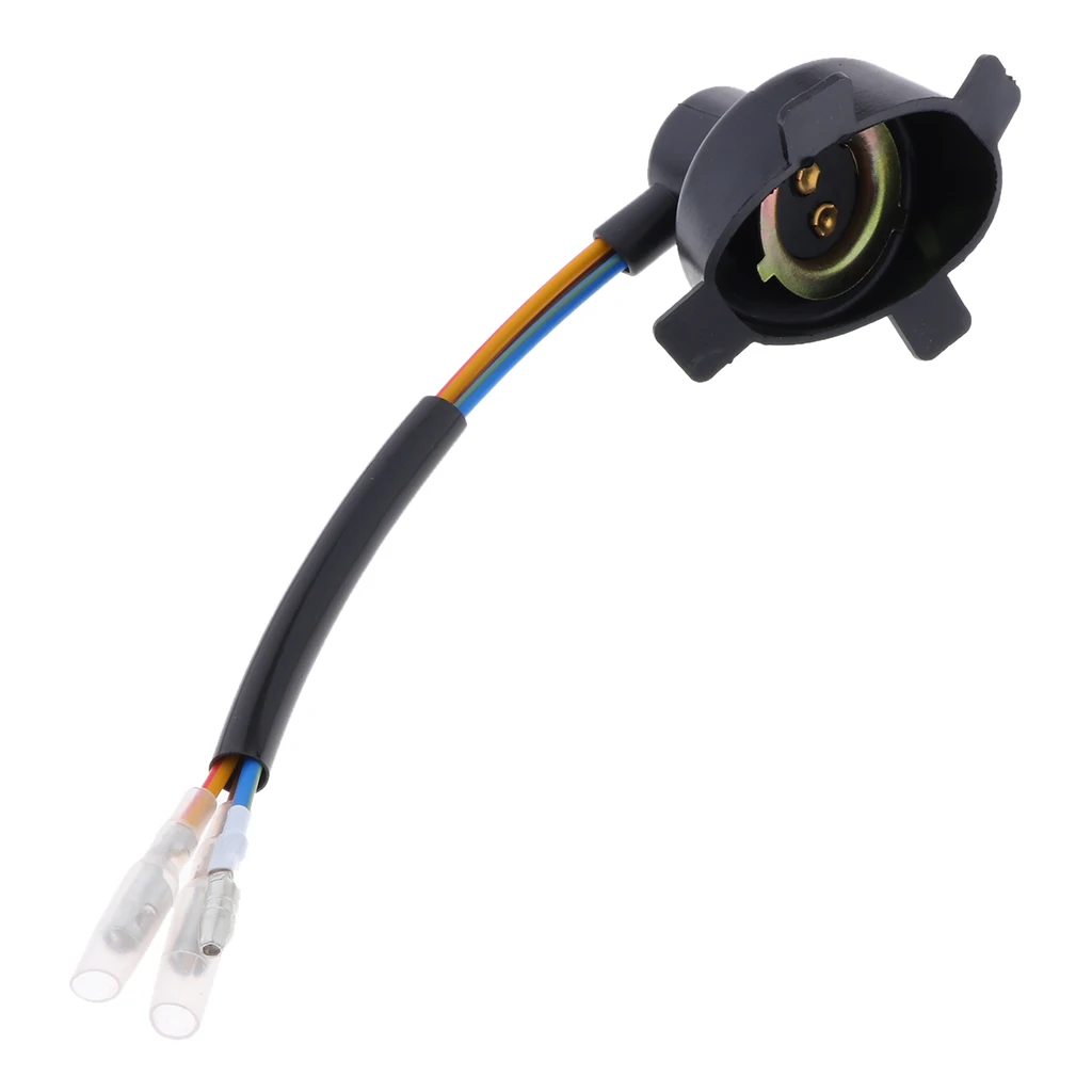 

Motorcycle Headlight Lights Socket Lamp Bracket Wire Harness Adapter for Mikuni