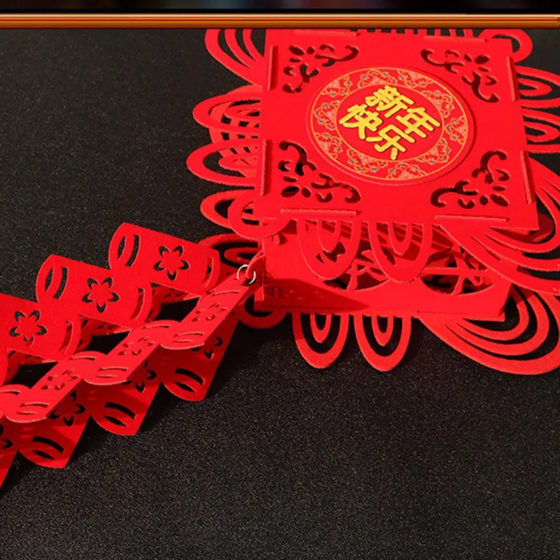 

Chinese Red Lanterns Decorations Ornaments For Chinese New Year Pendants Wall Hanging Spring Festival Blessing Lampion Decor