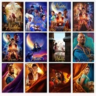 Алмазная живопись алмазной вышивки сделай сам, постер из мультфильма Диснея, Алладин, мозаика, вышивка крестиком, ручная работа, домашний декор, подарок