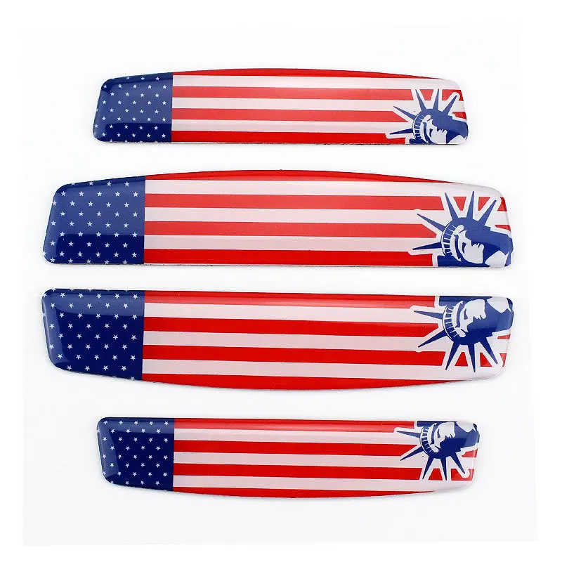 4 шт./компл. флаг Канады автомобильная дверь фотозащита от царапин Противоударная