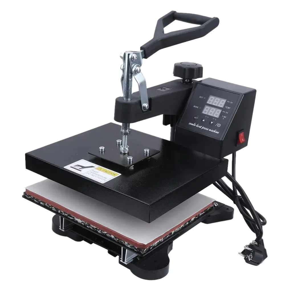 

High Pressure Multifunctional Heat Press Machine Dual-display Digital Manual T-shirt Heat Transfer Printer Hydraulic Products