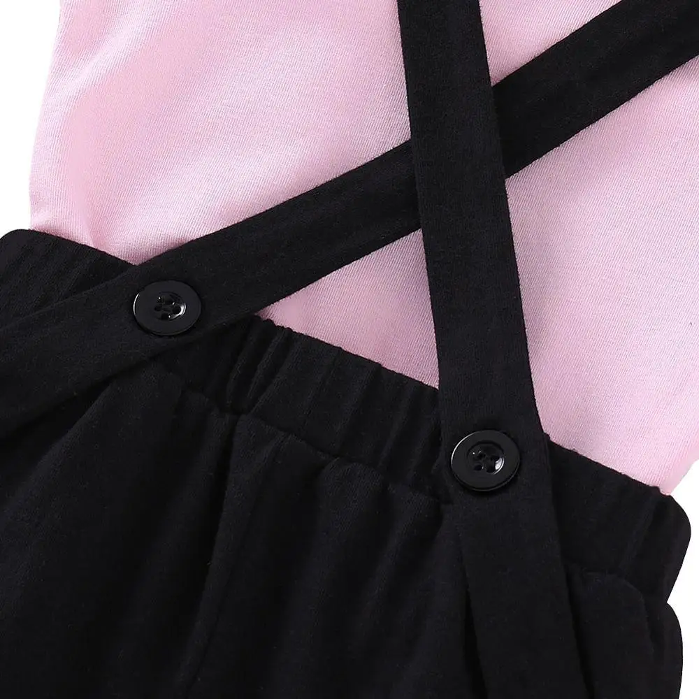 Осенний наряд для маленьких девочек детская футболка с длинным рукавом и принтом