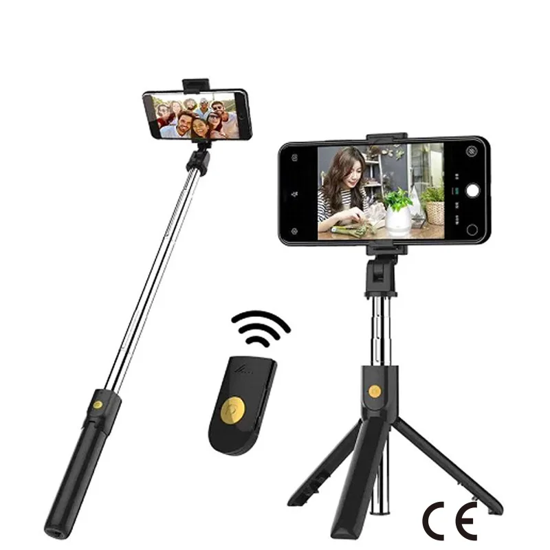 

K07 Bluetooth Selfie Stick Remote Control Tripod Handphone Live Photo Holder Tripod Camera Self-Timer Artifact Rod