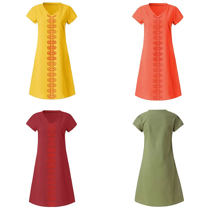 Летние платья Robe Femme Ete пляжные хиппи бохо размера плюс платья для женщин 4xl 5xl линия Sukienka льняная одежда из хлопка