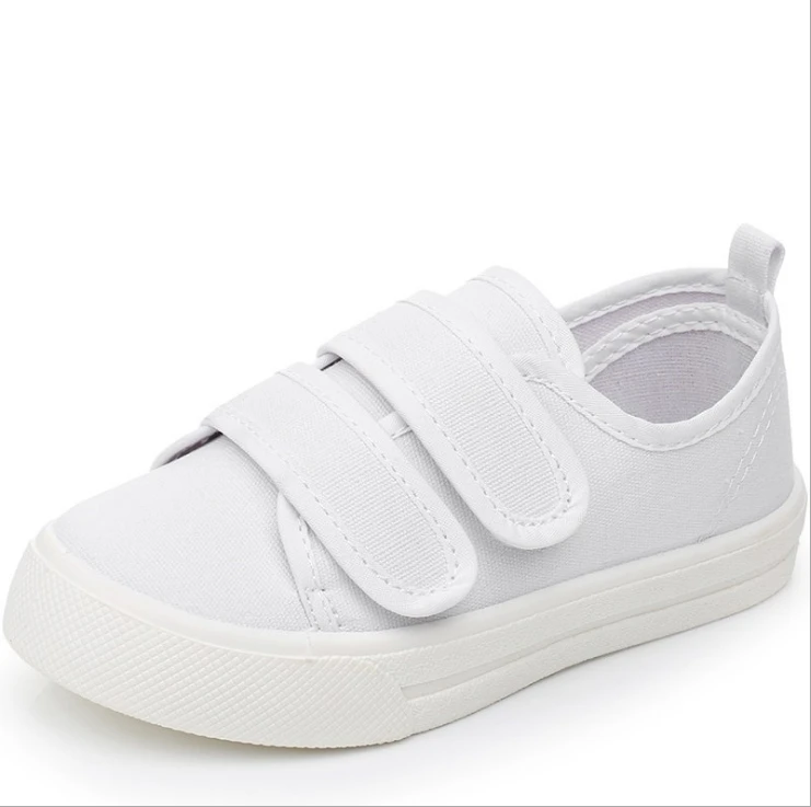 

children's canvas shoes spring and autumn girls 'sneakers girls' shoes boys 'small white shoes big boys' shoes size 26-39