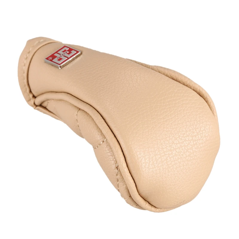 

Manual Car Shifter Gear Shift Knob Skid proof Cover Protection Beige