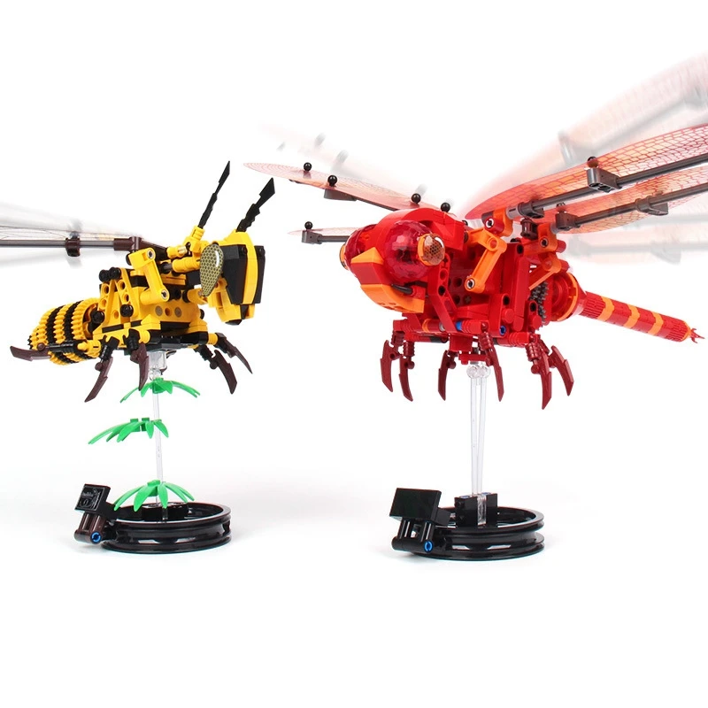 Mailackers фигурки животных идеи создателя пчела красный и желтый цвета летучая