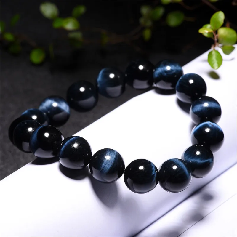 

Fashion Royal Blue Tiger Eye Bracelets for Women Lightning Tiger Eyes Beads Bracelets Men Natural Stone Bracelet Pulsera Hombre
