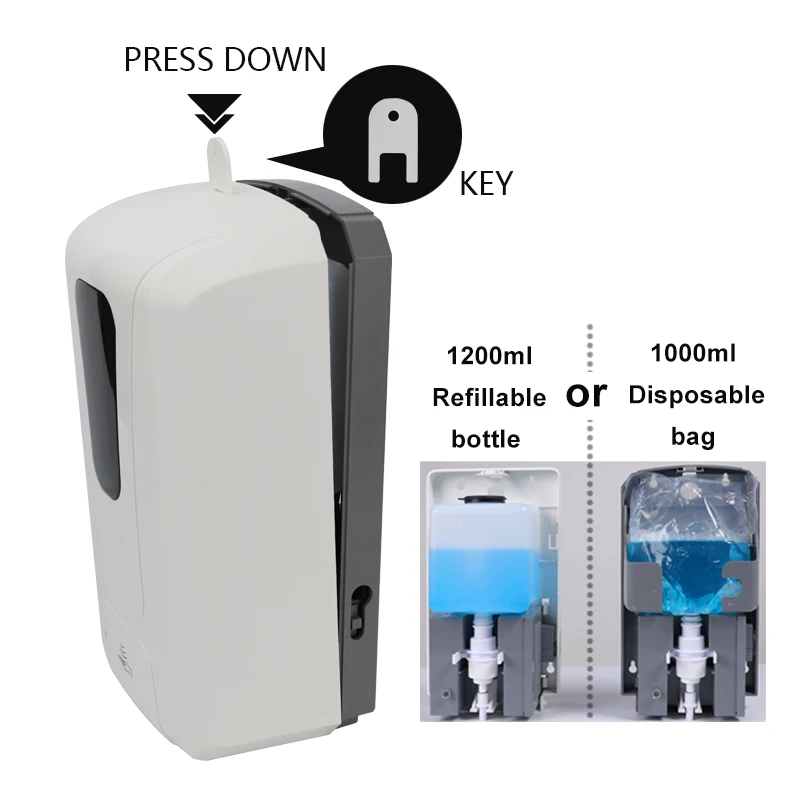 

Wall mount plastic automatic sensor liquid hand alcohol spray sanitizer soap dispenser with touchless alcohol dispenser