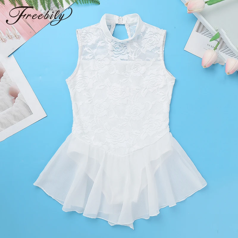 Детская безрукавка для девочек кружевное платье с цветочным рисунком катания на