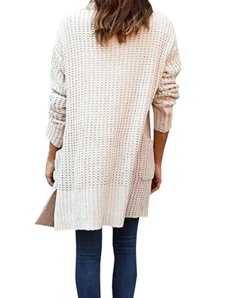 Новинка 2019 модная женская одежда трикотаж свободный большой размер двойной