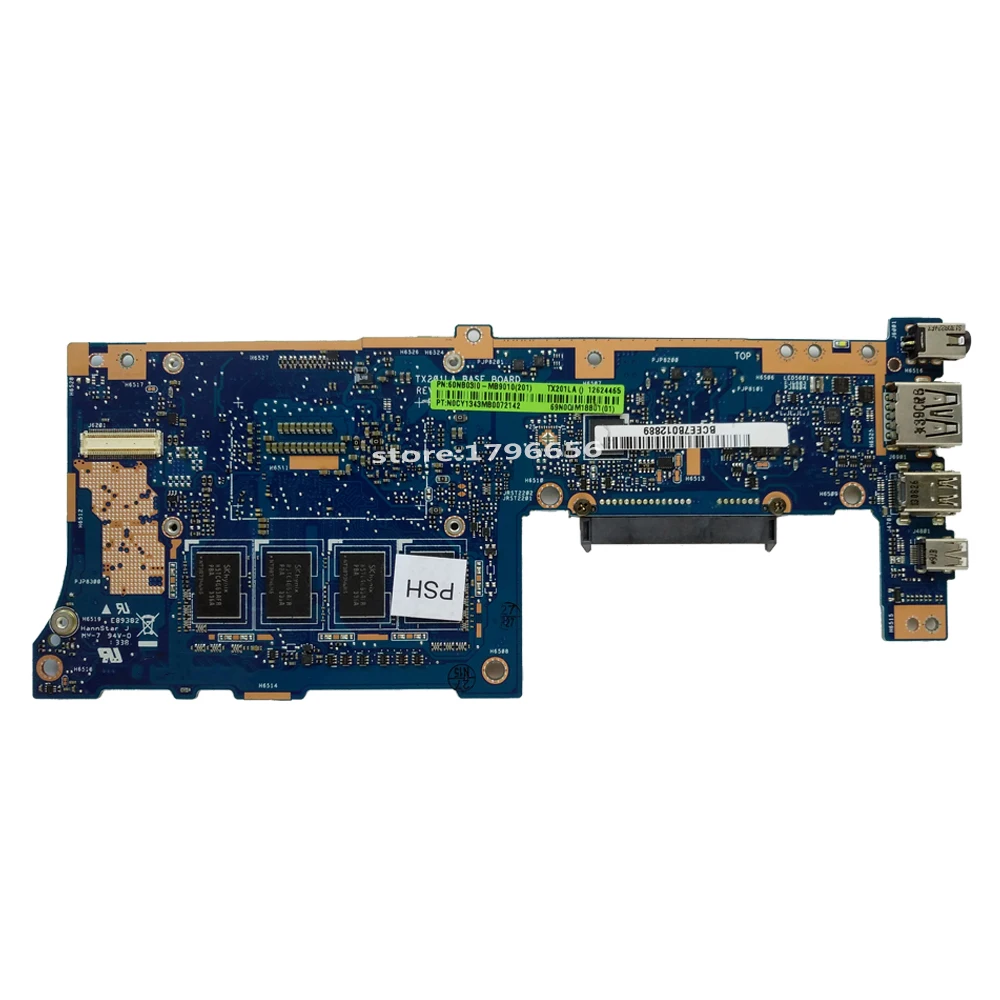 Laptop Motherboard For Asus TX201LA 4G I7-4500 TX201L TX201 System Board Main Mainboard Card Logic Tested Well | Компьютеры и офис