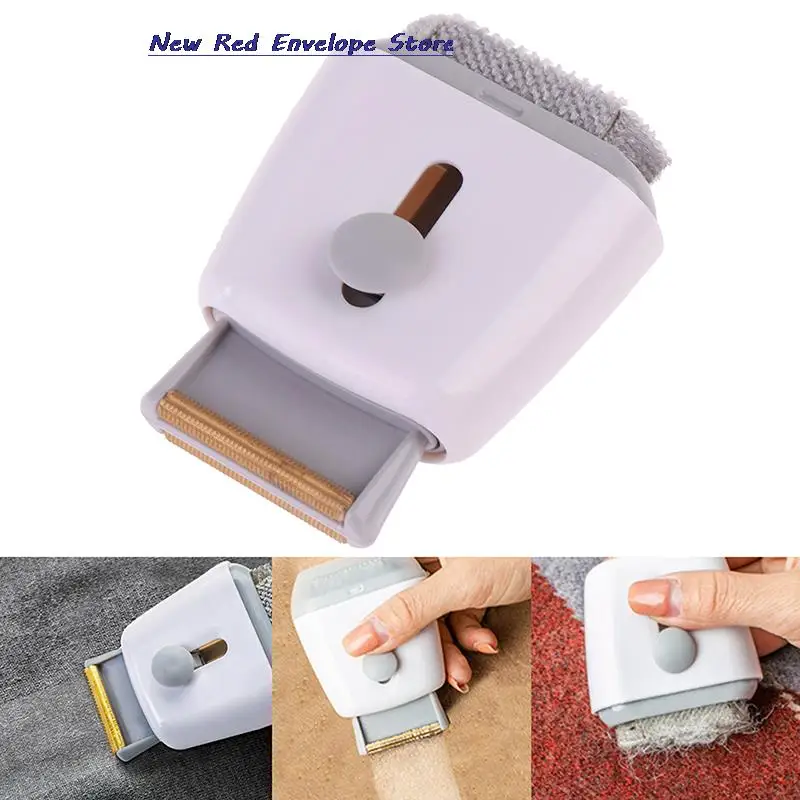 

2-1 Mini Portable Lint Remover Pet Hair Remover Manual Lint Roller Sofa Clothes