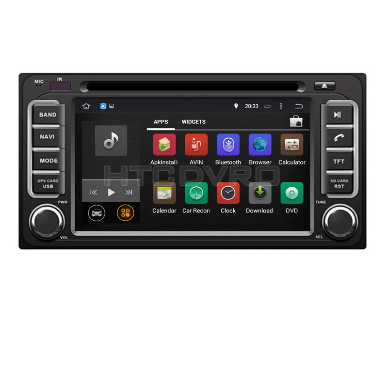 Автомагнитола YMODVHT 6 2 дюйма 8 ядер Android 9 0 7 1 для Toyota Alphard/RAV4/Camry/Corolla/Hilux/Yaris/Vios/high