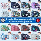 Шапка медсестры Женская, хлопковая Панама с длинным ворсом