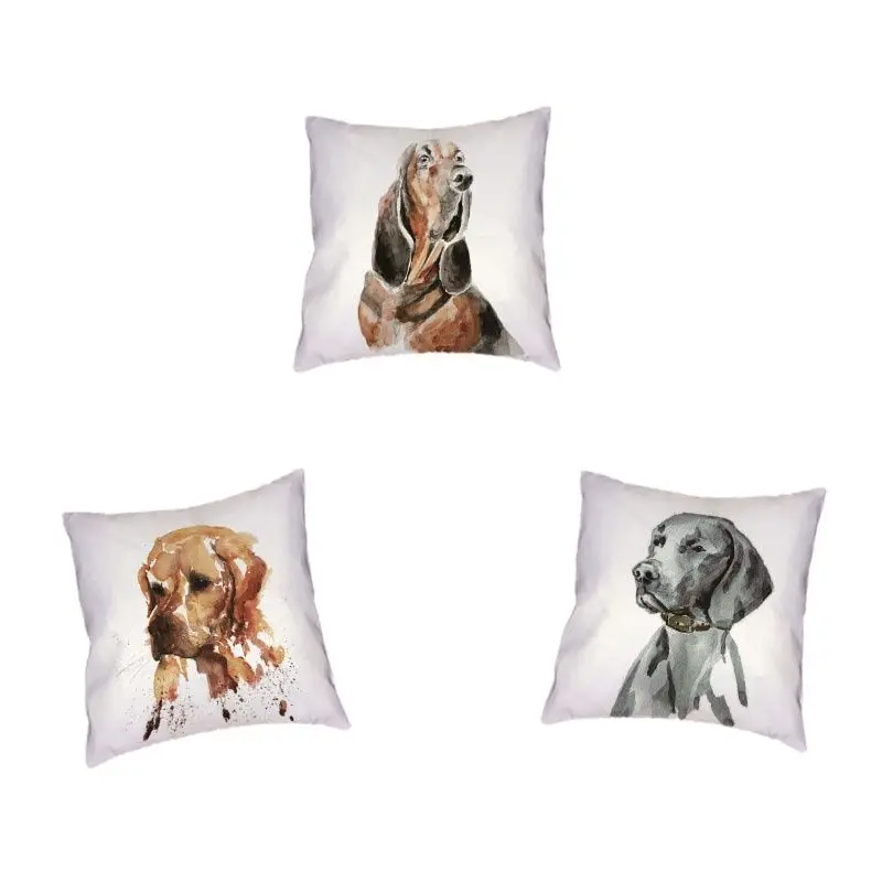 Наволочки в стиле ретро с изображением фермы четыре сезона пейзаж Флора и кожа