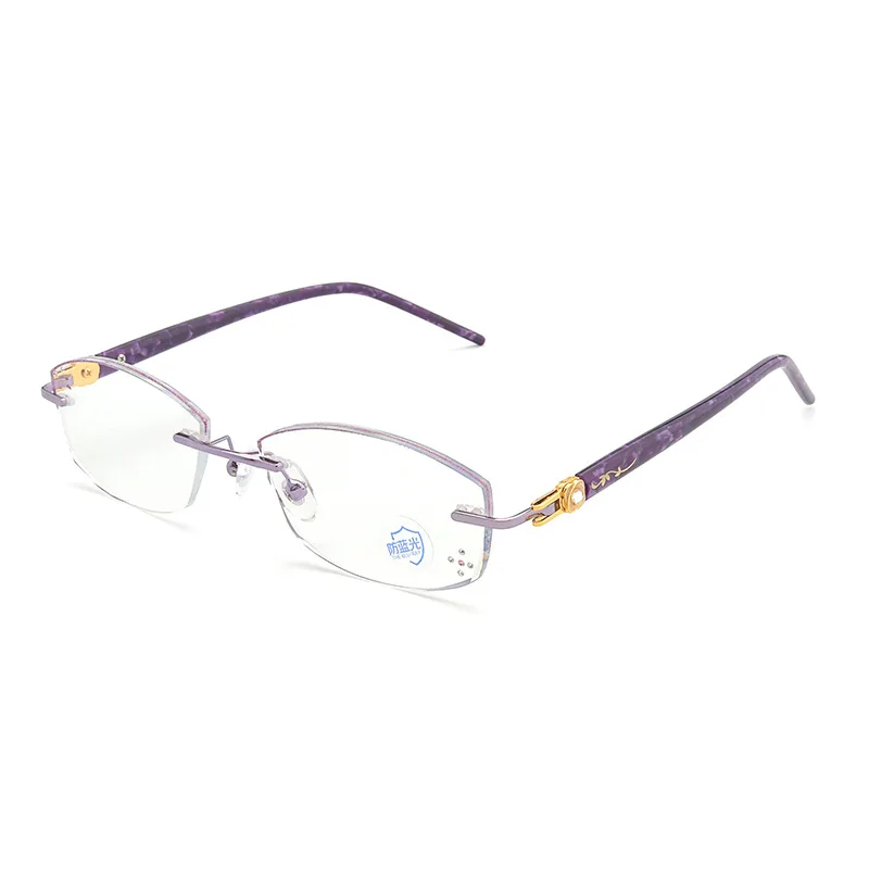 Безвинтовое женский алмазные резка стекла рамы Для женщин антибликовыми