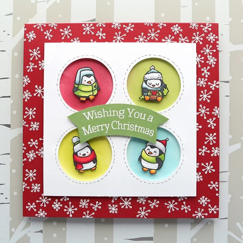 CH Merry Christmas металлические Вырубные штампы и штампы DIY Скрапбукинг карты трафарет бумага ремесло ручной работы Альбом Руководство украшение