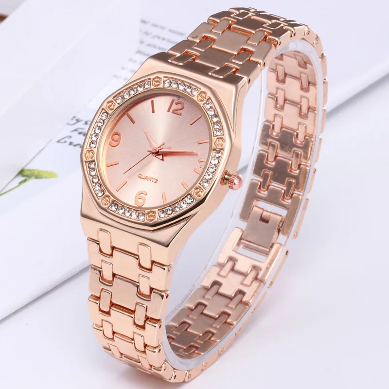 Женские часы 2019 Модные Аналоговые кварцевые круглые наручные с ремешком из