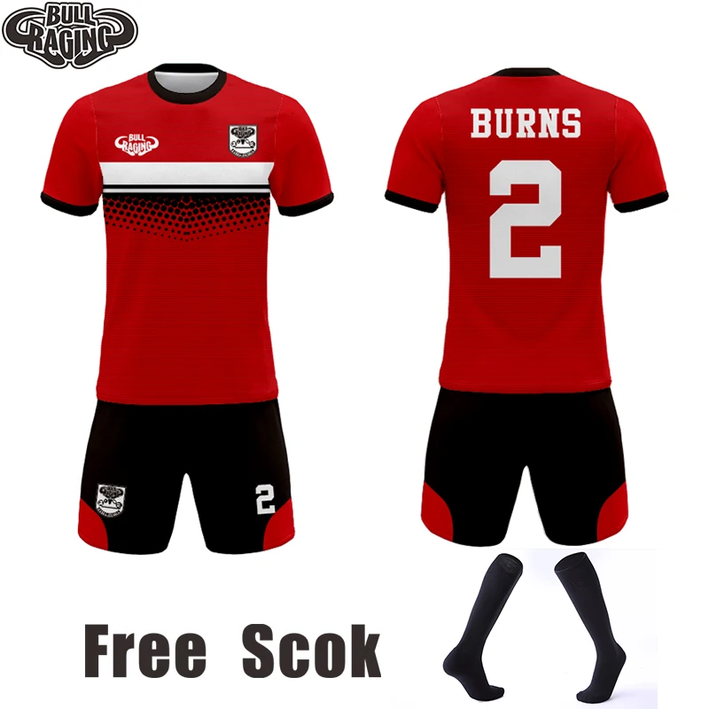 Изготовленный на заказ Ретро футбольный Джерси сублимационный Печатный узор