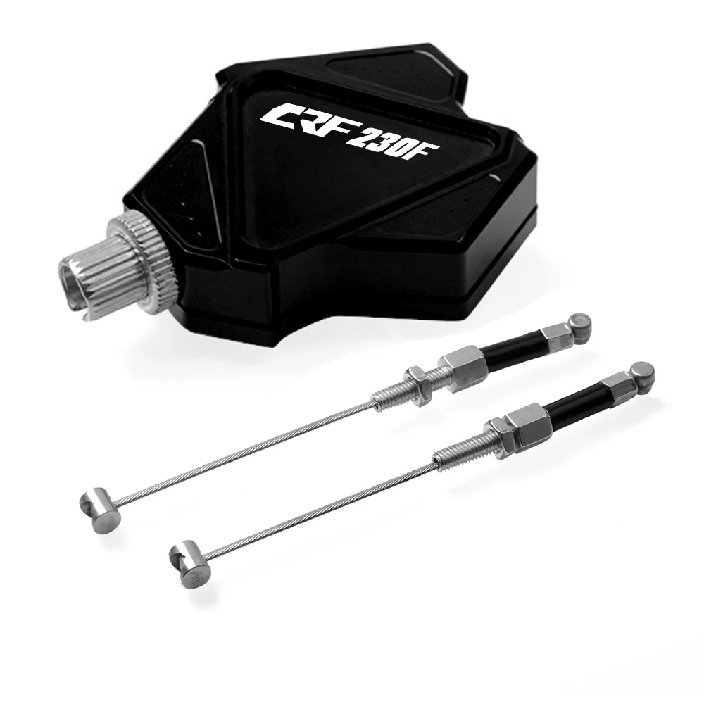 Черный Для HONDA CRF230F CRF230 F CRF 230 F 2003- 2010 2011 2012 2013 Байк трюк рычаг сцепления простая кабельная система - Цвет: Черный