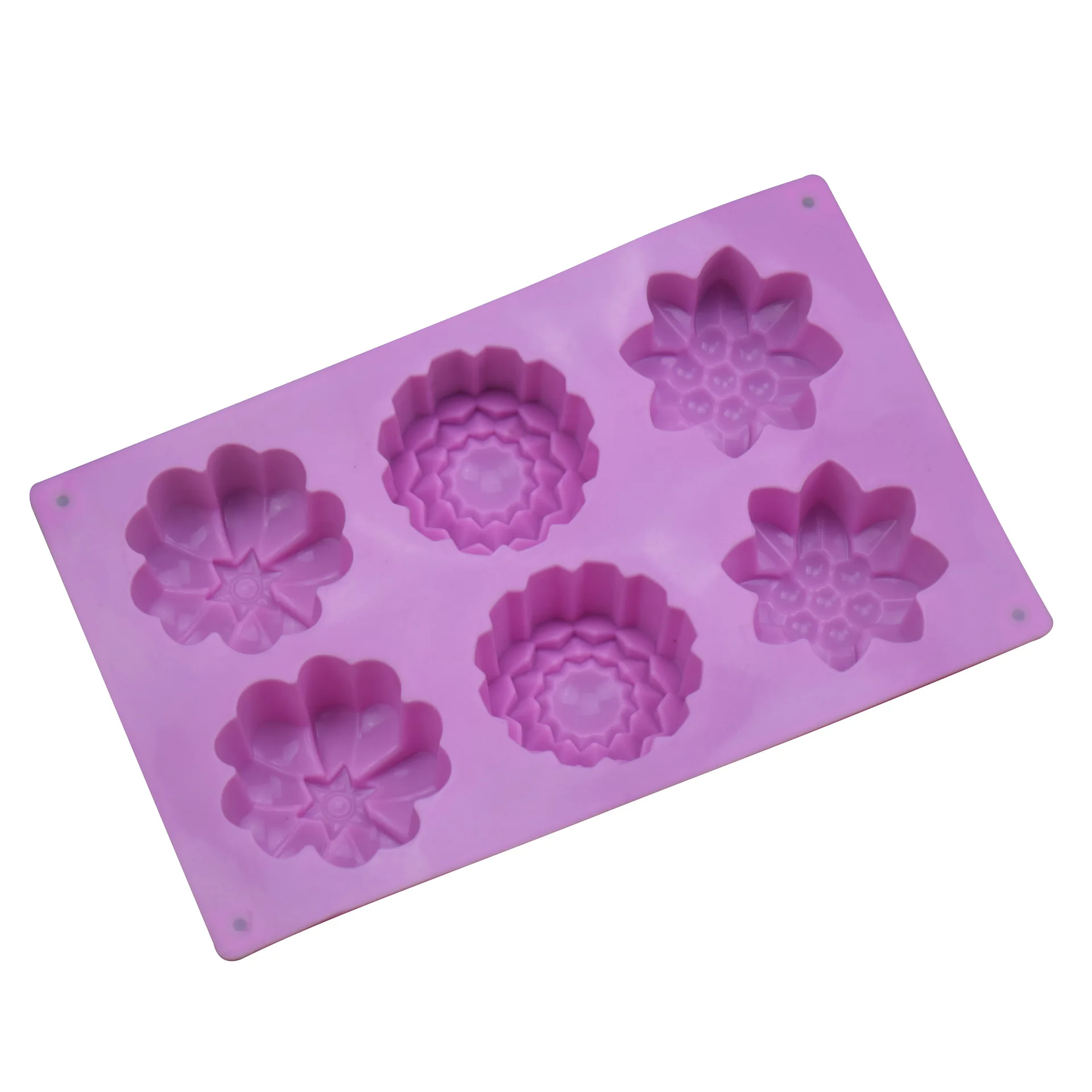 Форма для шоколада 3 цветочные узоры темно синего цвета &quotсделай сам&quot дня