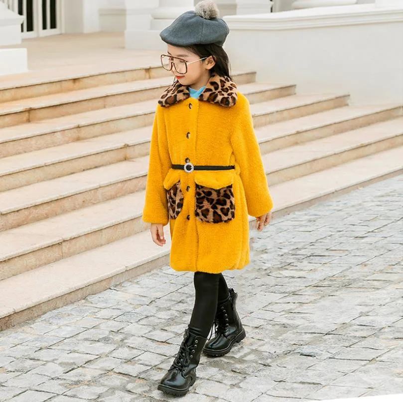 Новинка 2019 года сезон осень зима модное желтое шерстяное пальто в стиле пэчворк с