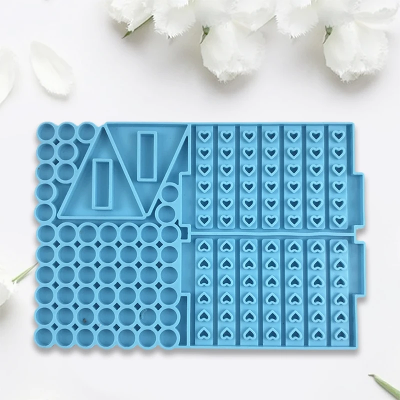 

Love Heart Four Chess Battle Competitive Game Toys Epoxy Resin Mold DIY Crafts Silicone Mould Jewelry Casting Mold