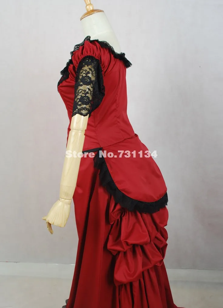 Лидер продаж на заказ Элегантные красные с короткими рукавами винтажные