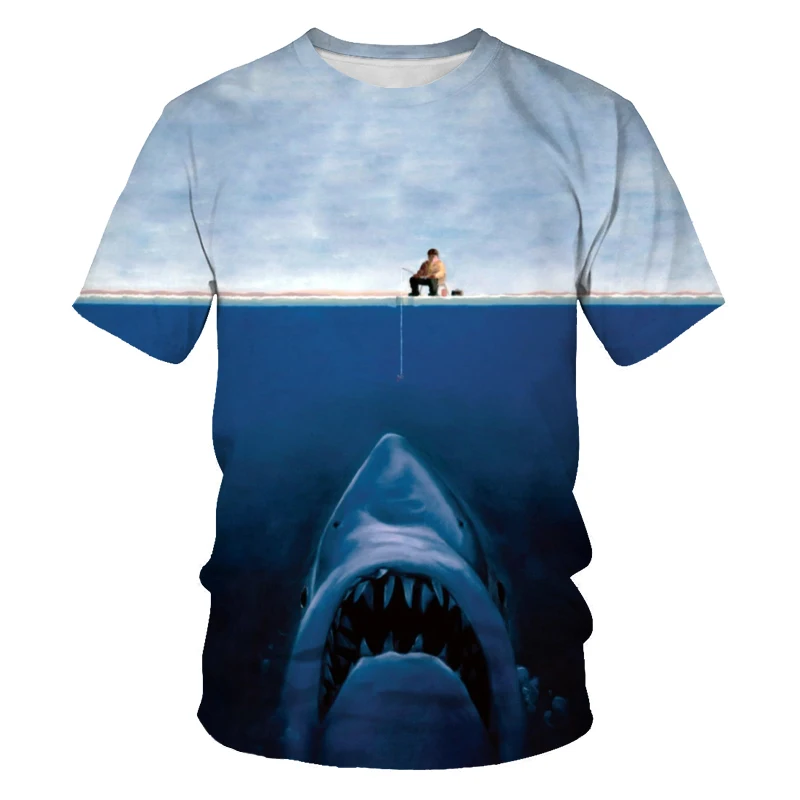 

Summer Hot Sale Men's T-shirt Women's T-shirt Casual O-neck Short Sleeve 3D Printing Short Sleeve Fishing Outdoor Clothing