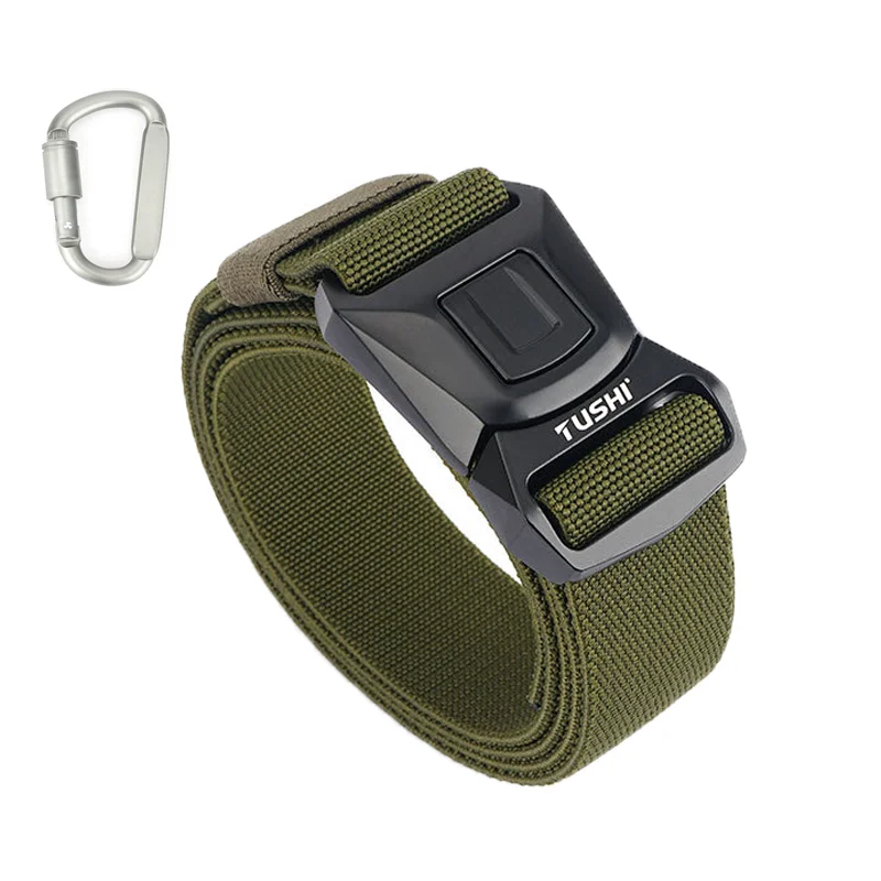 

Ремень мужской Тактический Нейлоновый, армейский магнитный пояс в стиле милитари, брезентовый пояс с металлической пряжкой для штанов и по...