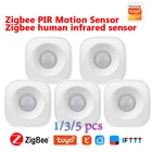 135 Tuya ZigBee Wi-Fi движения PIR Сенсор Беспроводной инфракрасный детектор движения человека Сенсор умная связь работы с ZigBee концентратор Alexa