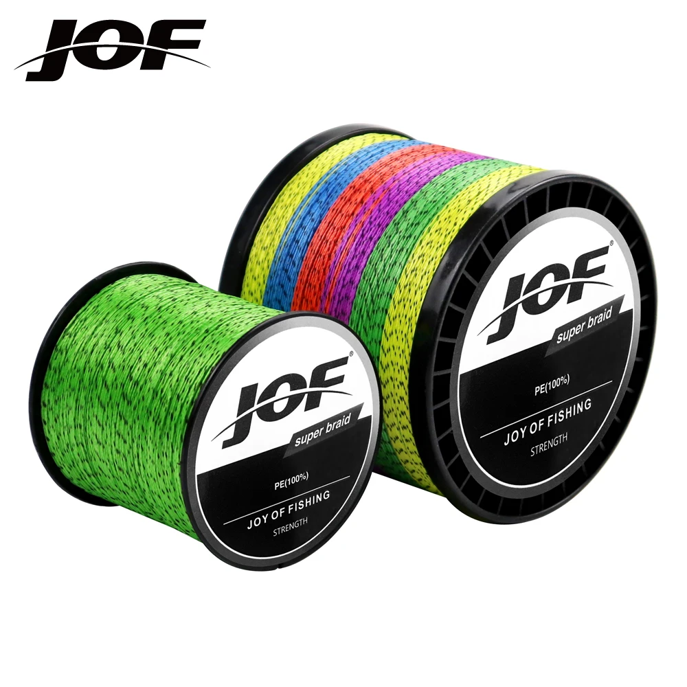 

JOF 500M Fishing Line 8 Strands Braided PE Fishing Line 22-88LB Multifilament Smooth for Carp Fishing Saltwater Freshwater