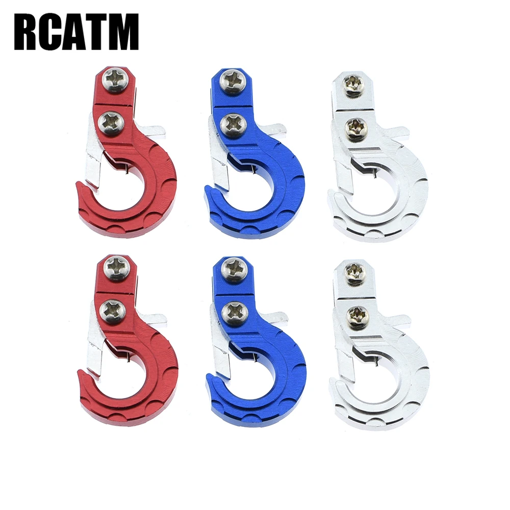 2 шт. ЧПУ Алюминиевый сплав спасательная Пряжка лебедка крюк для 1/10 RC Гусеничный