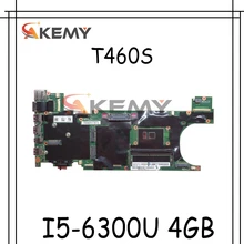 Laptop motherboard For LENOVO  ThinkPad T460S Core I5-6300U 4GB Mainboard 00JT935 NM-A421 SR2F0