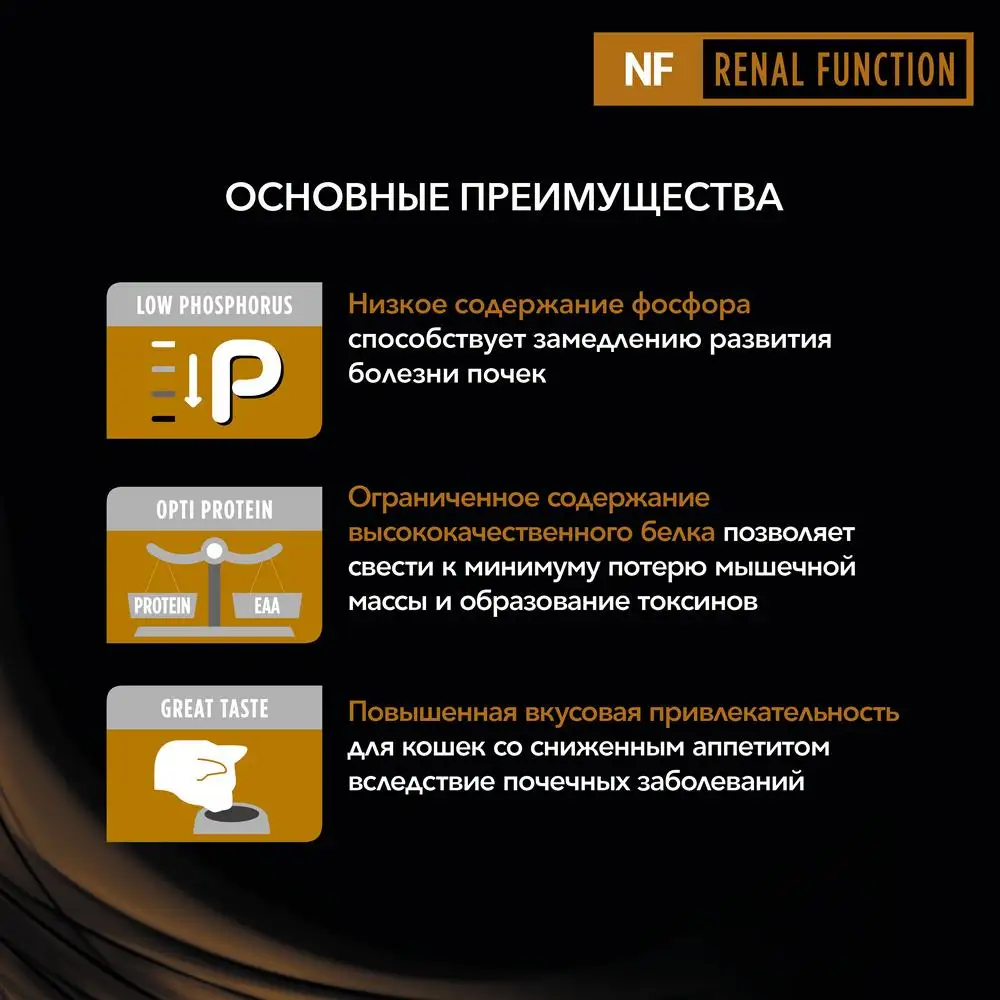 Влажный корм Pro Plan Veterinary Diets NF для кошек при патологии почек с лососем Пауч 85 г*40 шт