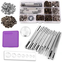 lmdz leather snap fasteners kit metal button snaps press studs with installation tools for clothing leather jacket jeans wear