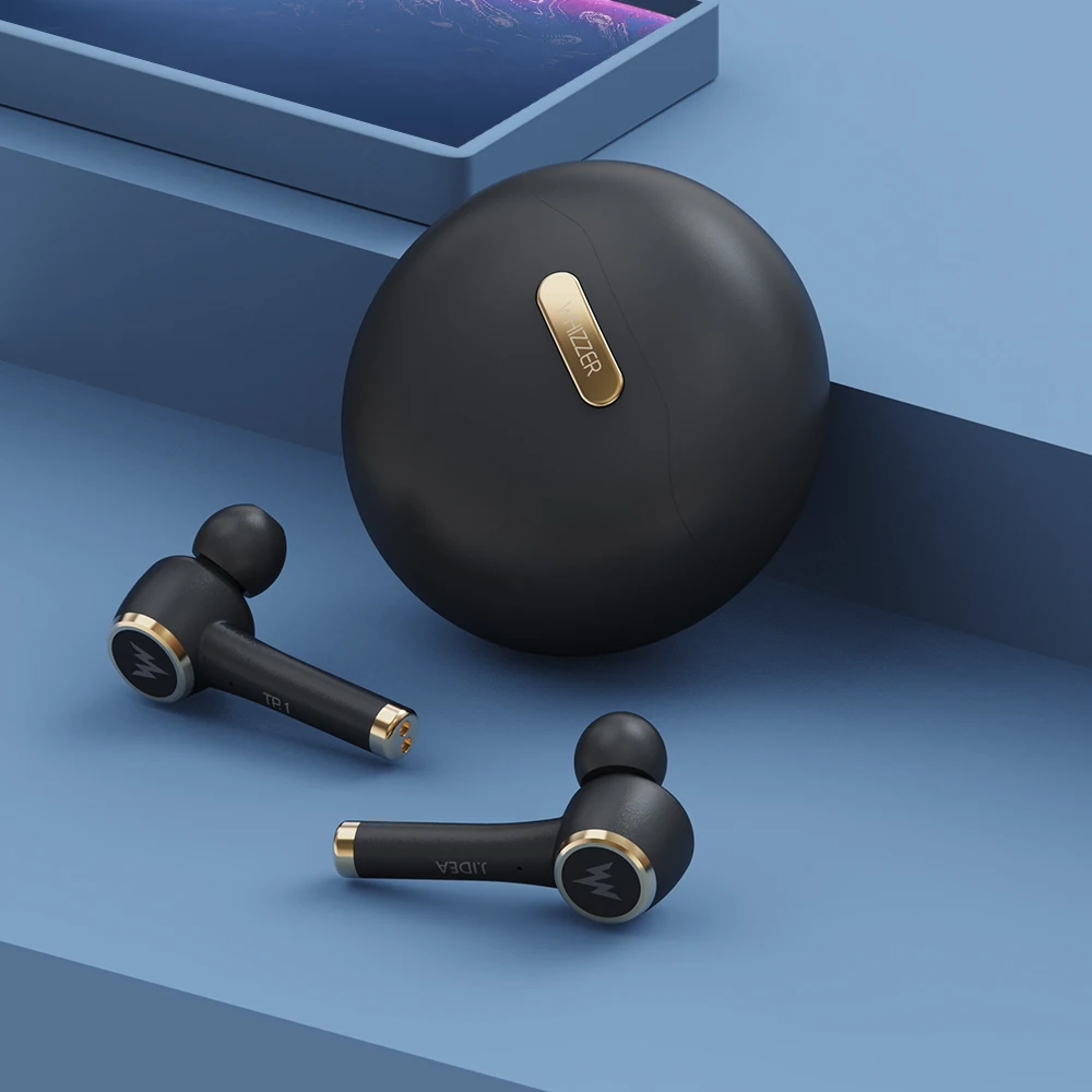 Беспроводные bluetooth наушники Whizzer TP1 V5.0 TWS с сенсорным управлением Hi-Fi 3D