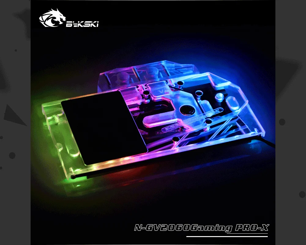 Bykski N-GV2060GamingPRO-X, полное покрытие видеокарты блок водяного охлаждения, для Gigabyte RTX2060/GTX1660Ti/1660 Gaming OC PRO 6G