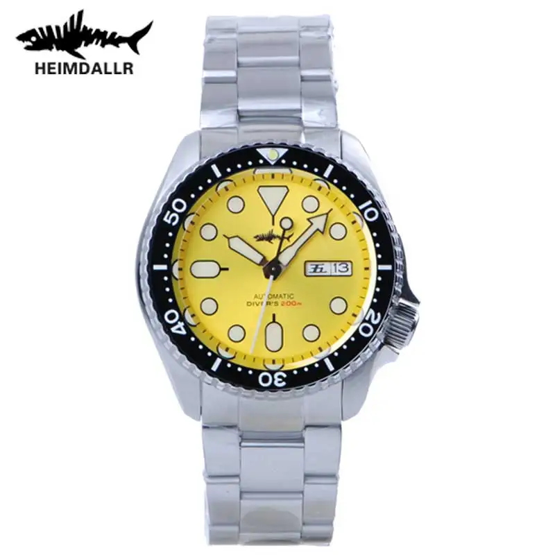 

Heimdallr Vintage SKX007 Men's Diving Watch Sapphire 200M Water Resistance Japan NH36A Automatic Movement Luminous Male's Watch