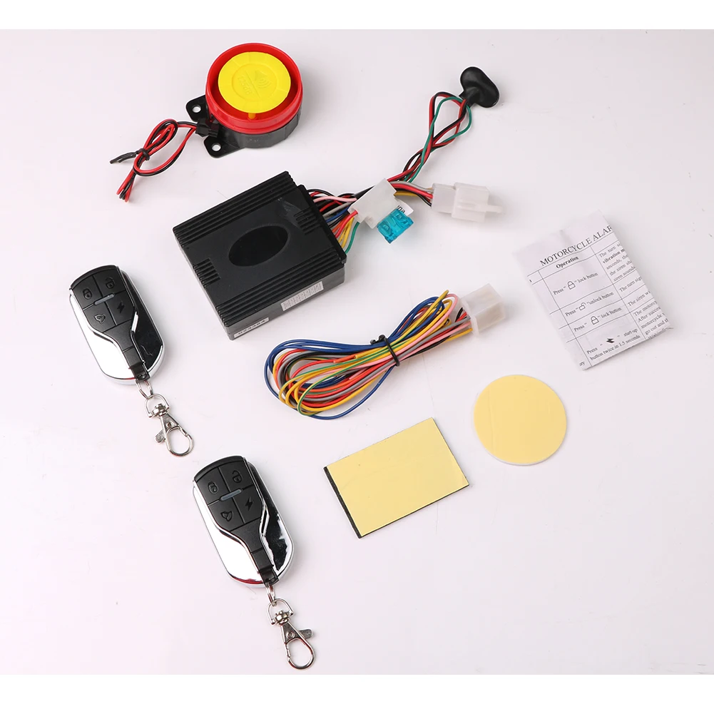 Система охранной сигнализации для автомобиля с дистанционным управлением