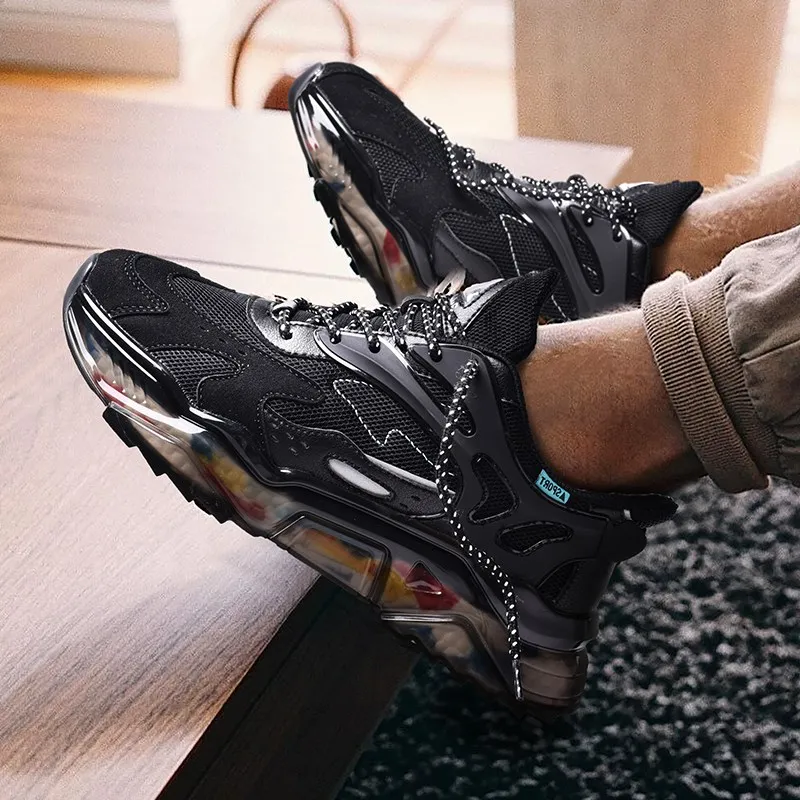 

2021 New Spring Mens Sneakers Breathable Platform Shoes Fashion Men Casual Shoes Lace-Up High Top Sneakers Designer Mens Shoes