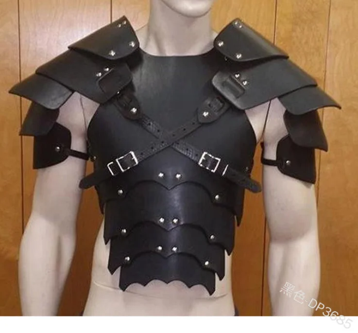 Рыцарь воин мужской средневековый многокристаллический наплечный ремень из