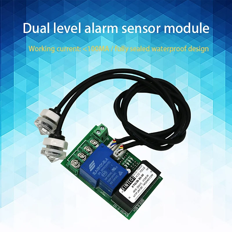 

MOOL 1Pcs Dual Liquid Level Detection Sensor Module Infrared Level Alarm