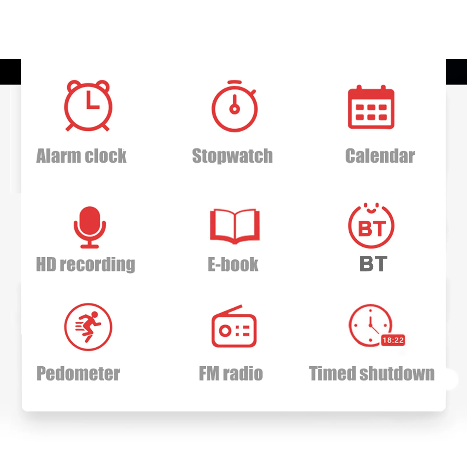 Портативный музыкальный видеоплеер RUIZU X55 BT MP3 мини плеер 1 5 дюйма с динамиком